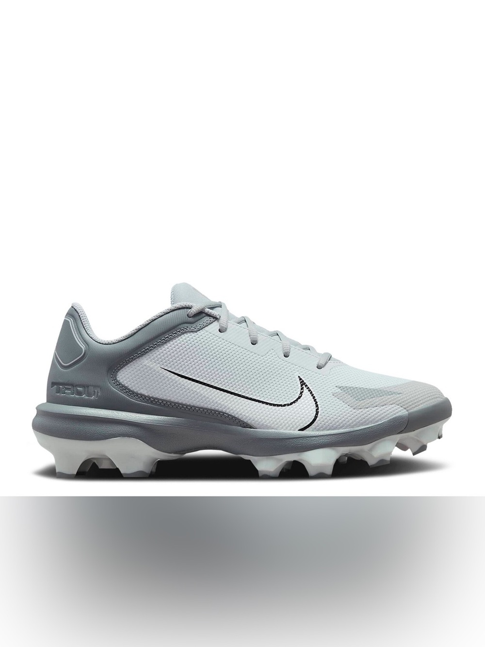 Nike Force Mike Trout 8 Pro MCS Baseball Cleats Gray Molded TPU Cleat Plate, 14